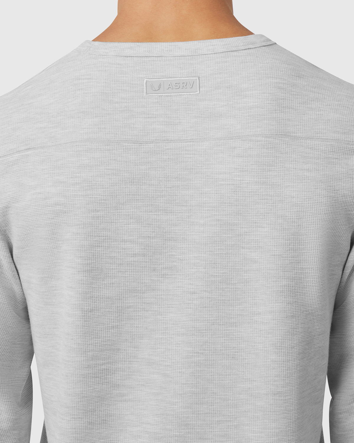 1112. Tech-Waffle™ Longsleeve - Heather Grey