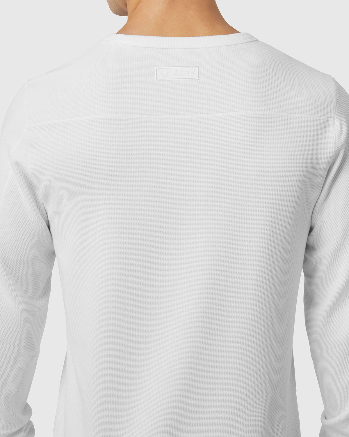 1112. Tech-Waffle™ Longsleeve - White