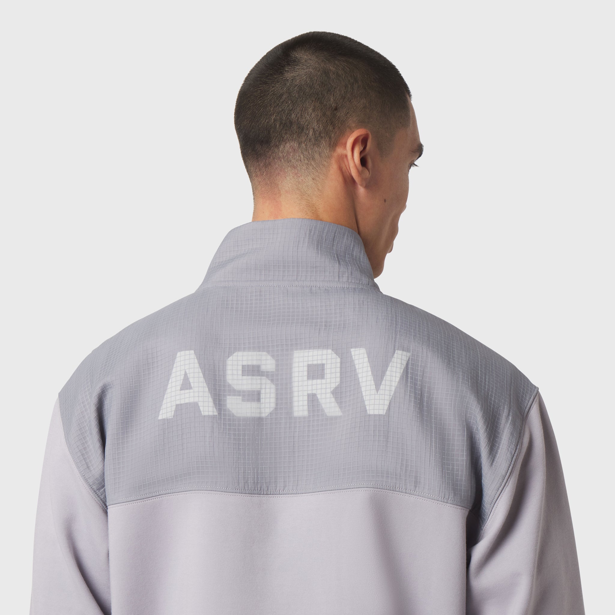Dri-Core™ Sidelock Full Zip in Slate Grey, back view on model