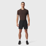 1164. LYCRA® ADAPTIV Baselayer Shortsleeve - Dark Earth