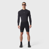 1170. Lycra® Ribbed Run Half-Tight - Black