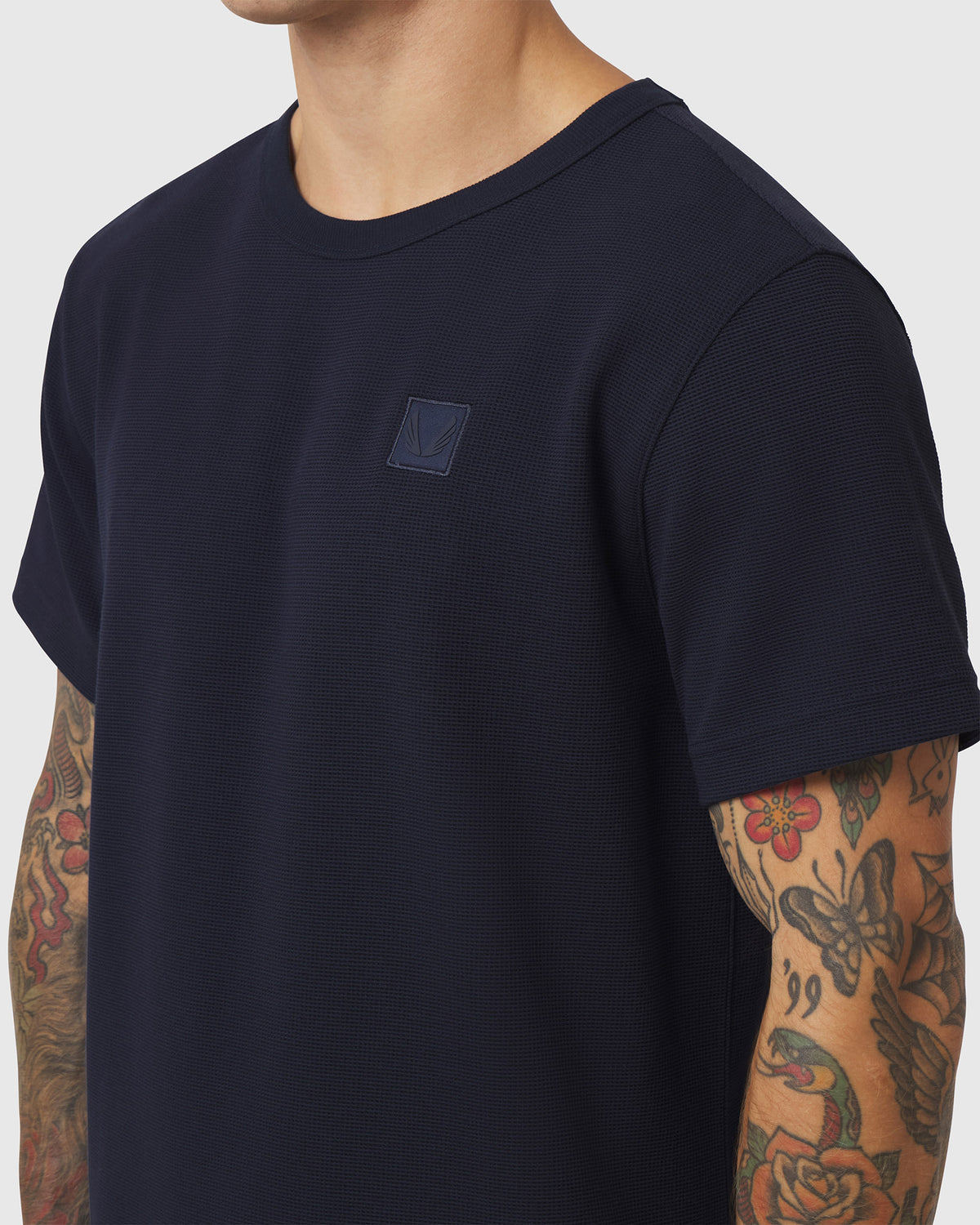 1202. Tech-Waffle™ Tee - Navy