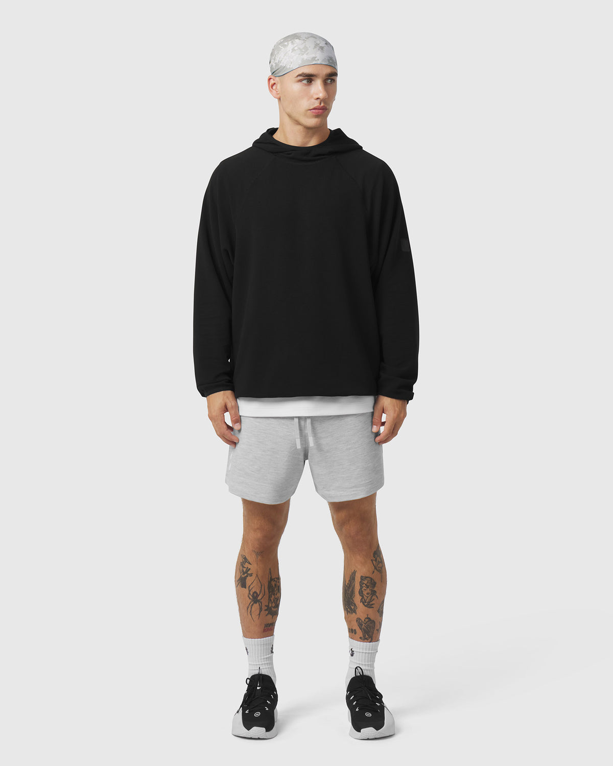 1206. Tech-Waffle™ Scuba Hoodie - Black