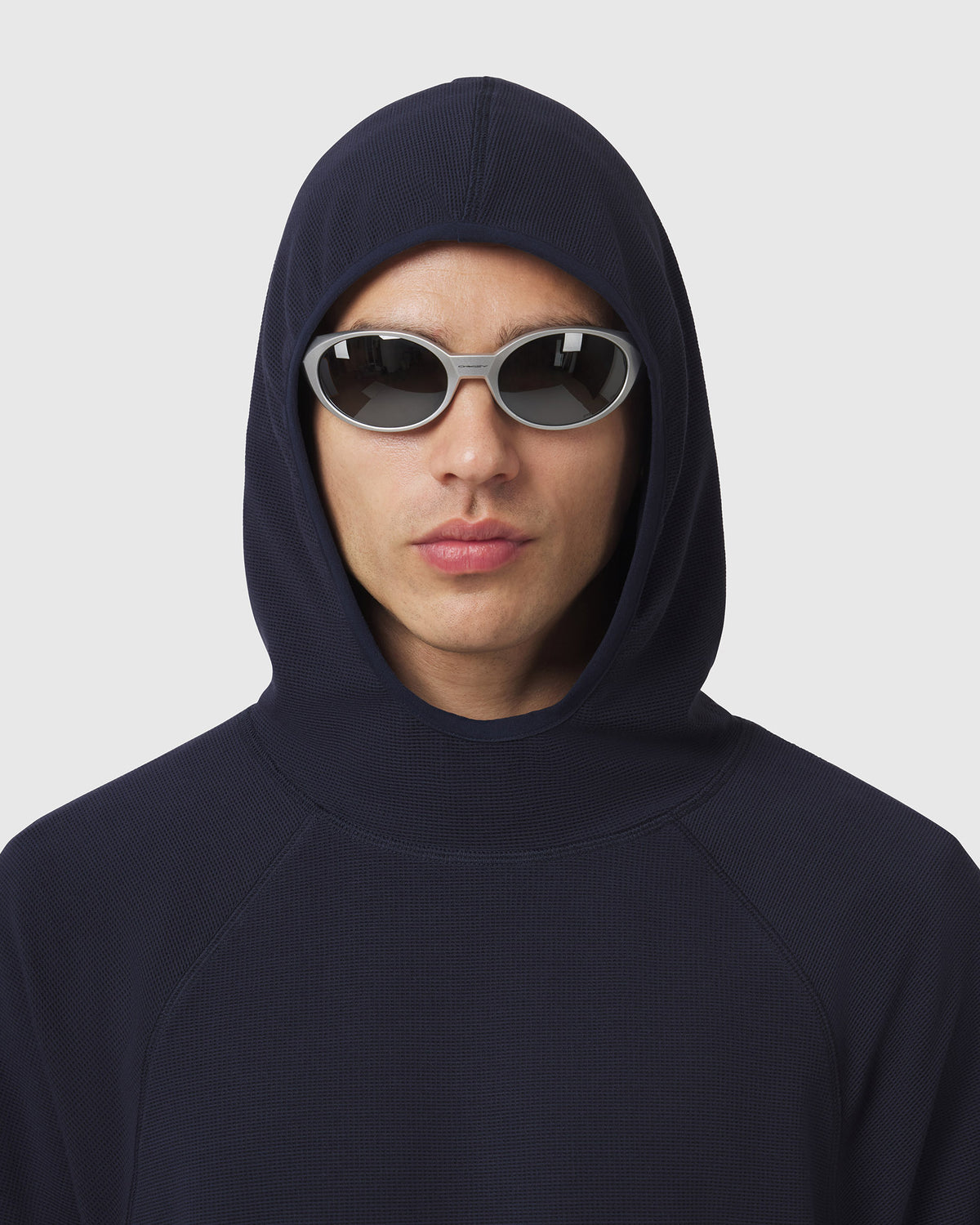 1206. Tech-Waffle™ Scuba Hoodie - Navy