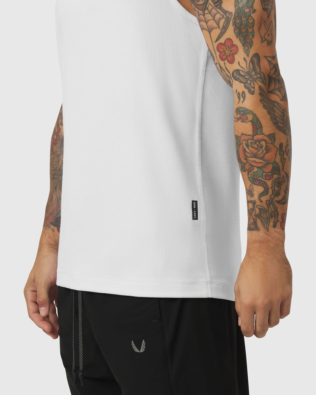 1207. Tech-Waffle™ Slim Tank - White