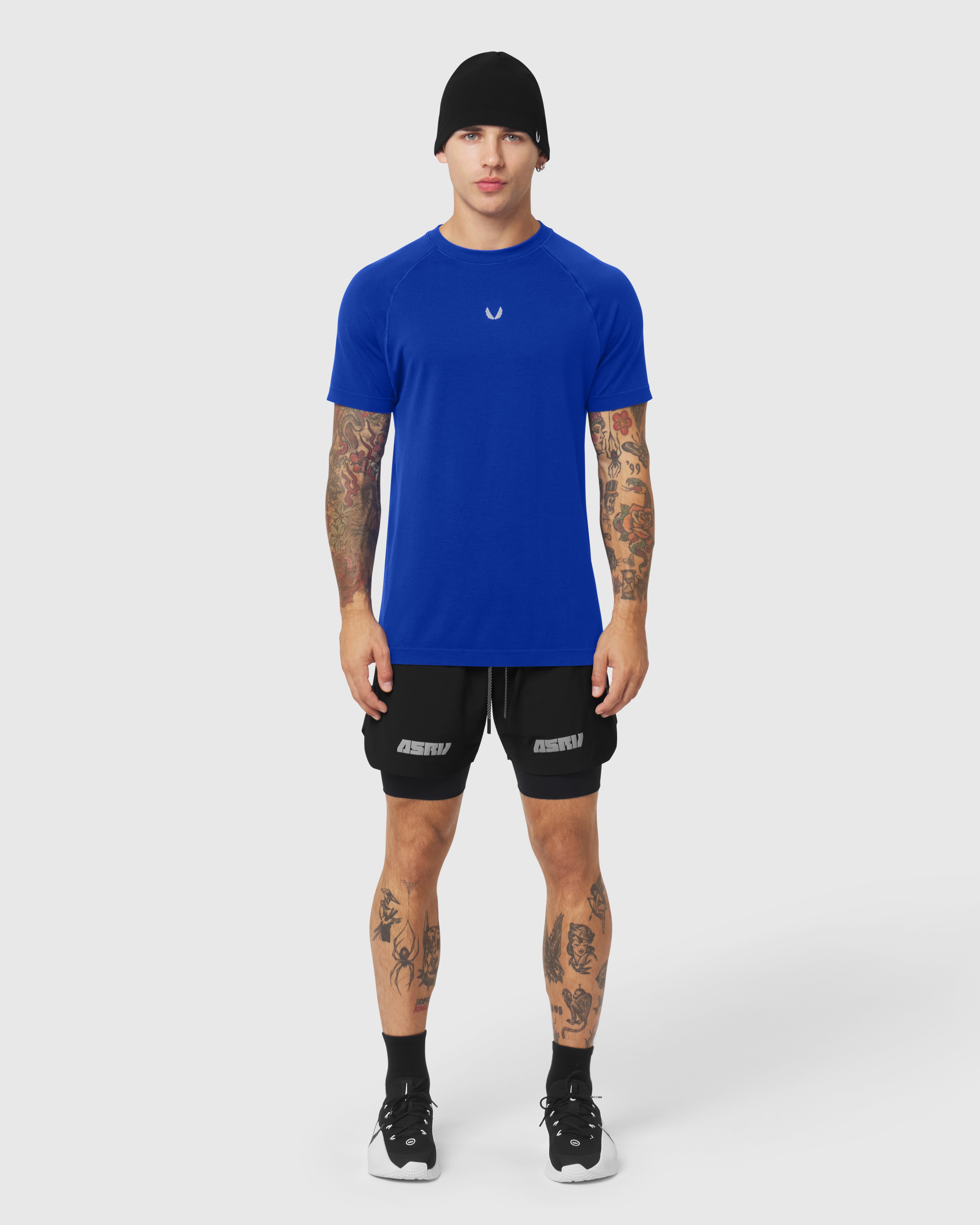 1213. Seamless Training Tee - Electric Blue