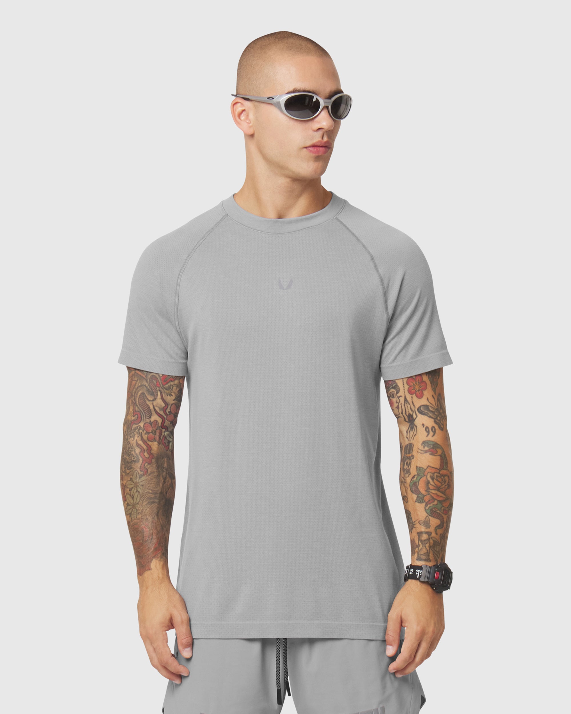 1213. Seamless Training Tee - Slate Grey