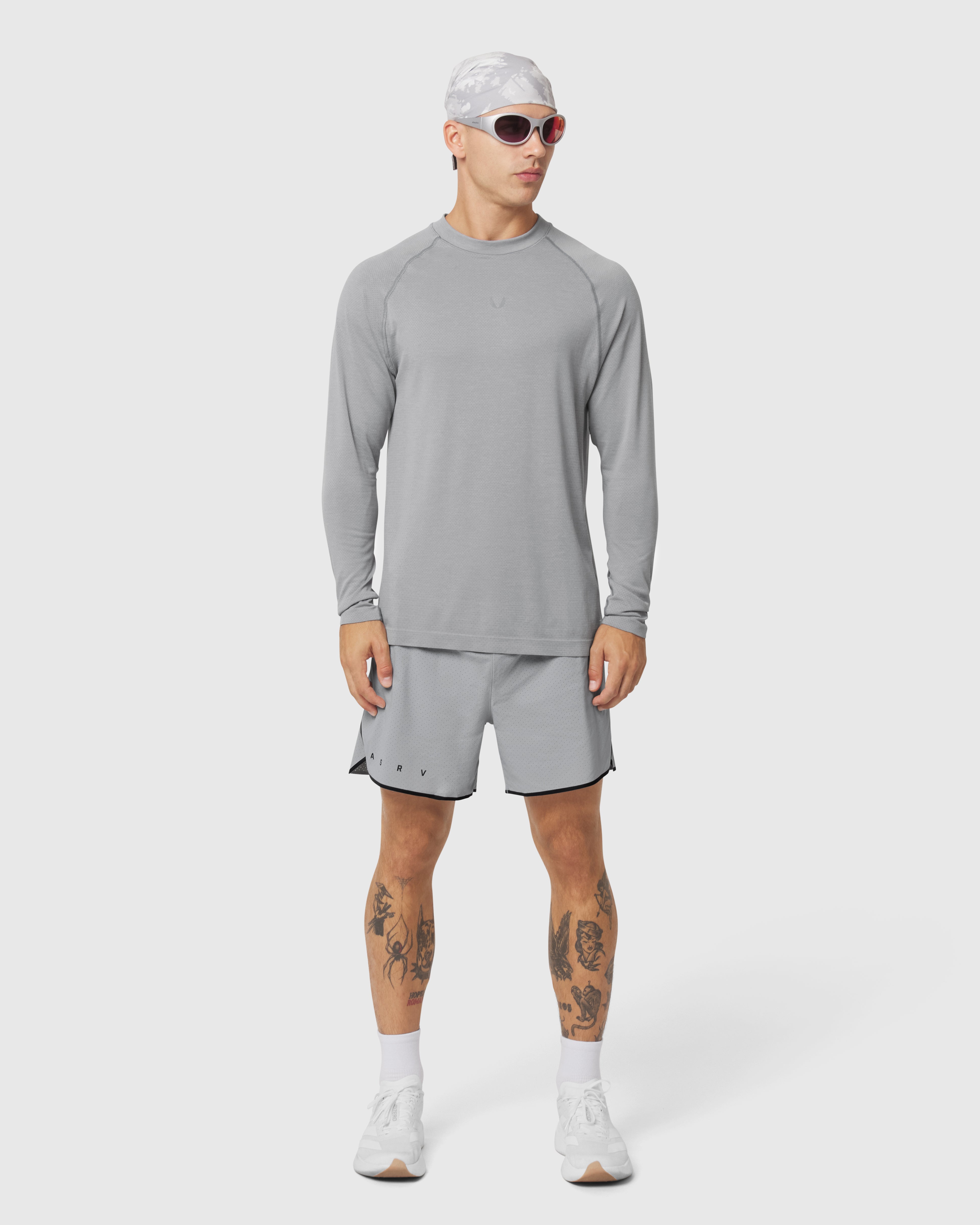 1214. Seamless Training Long Sleeve - Slate Grey