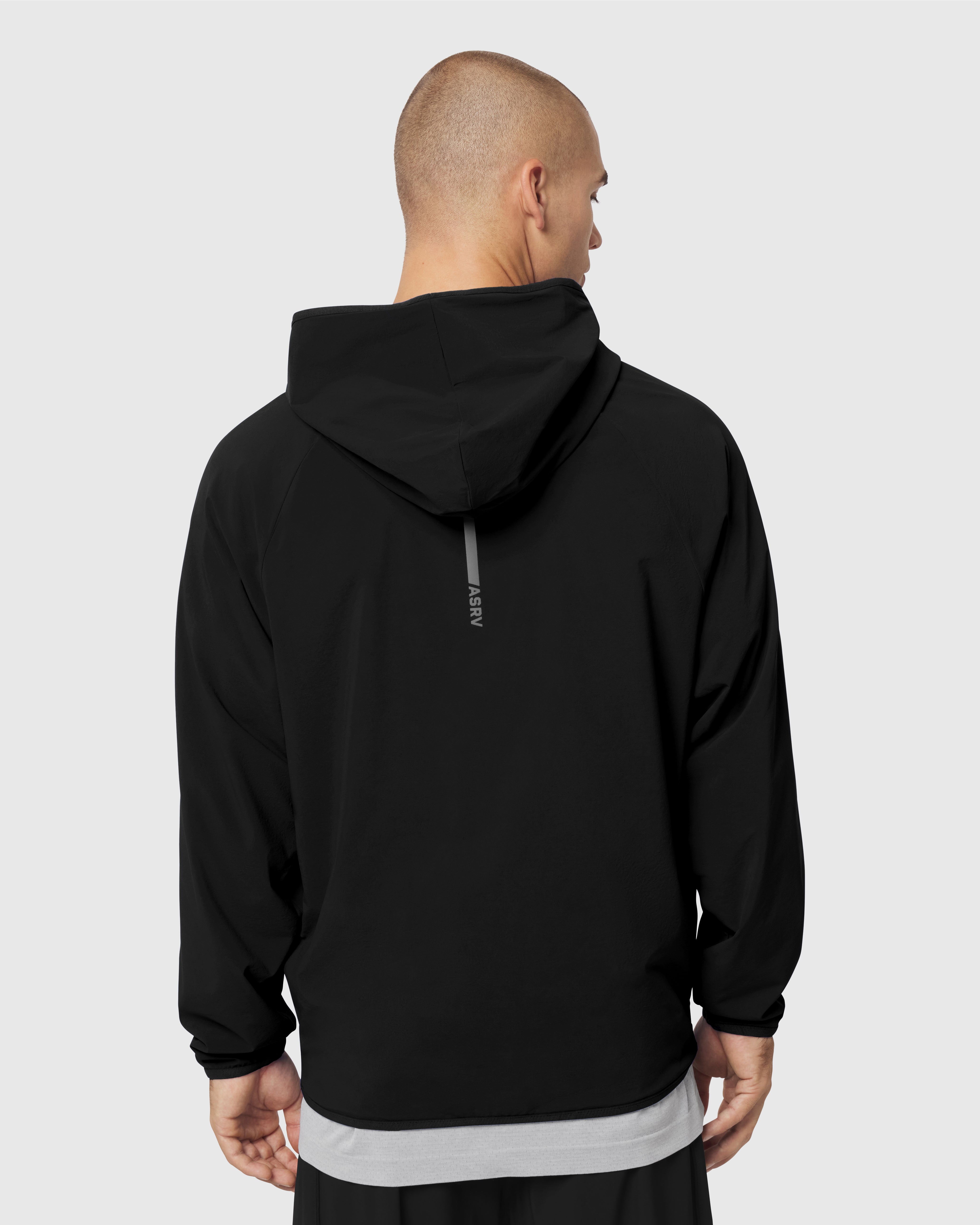 1216. Aerotex™ Reversible Hoodie - Black