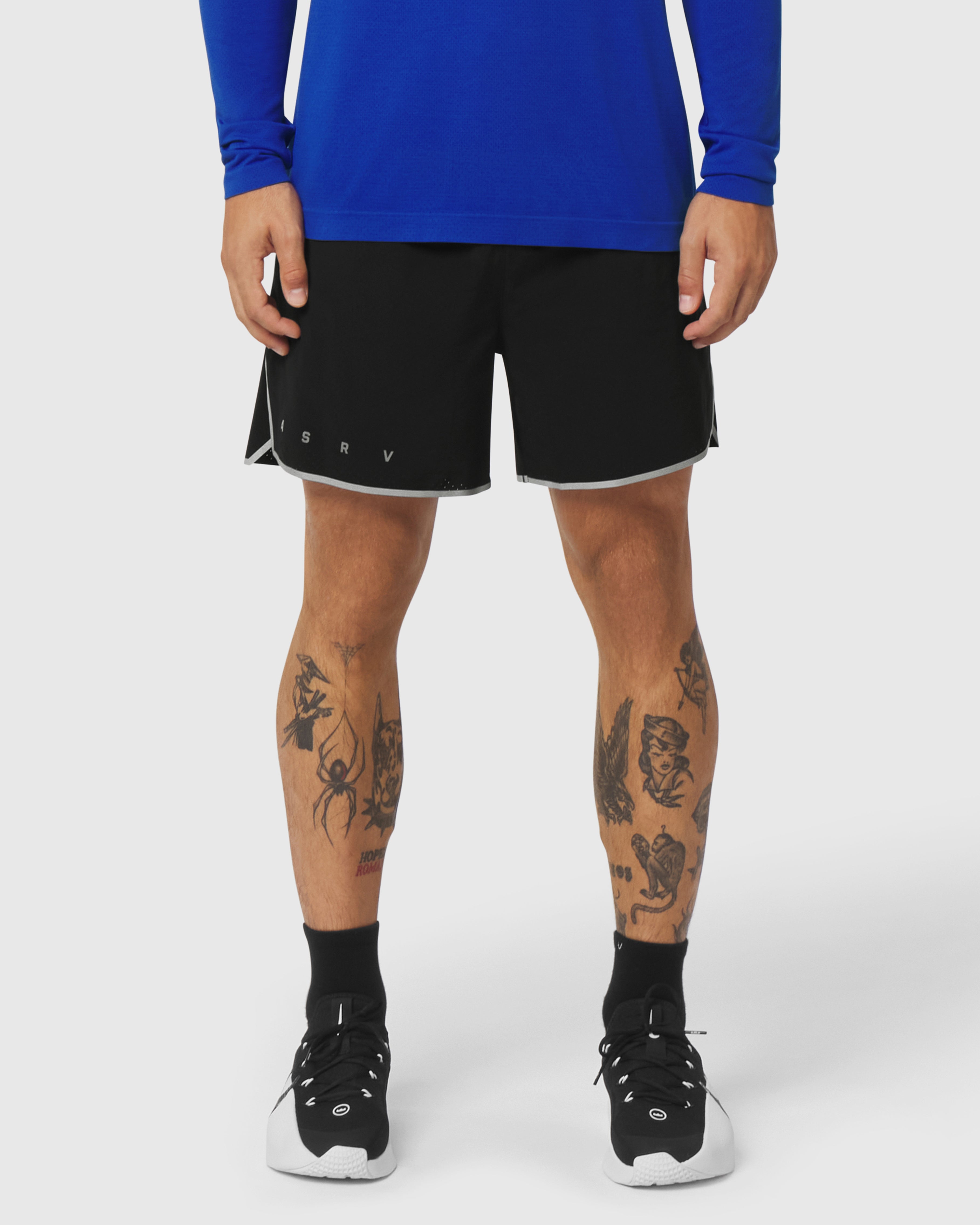 1219. Aerotex™ Perforated Linerless Short - Black