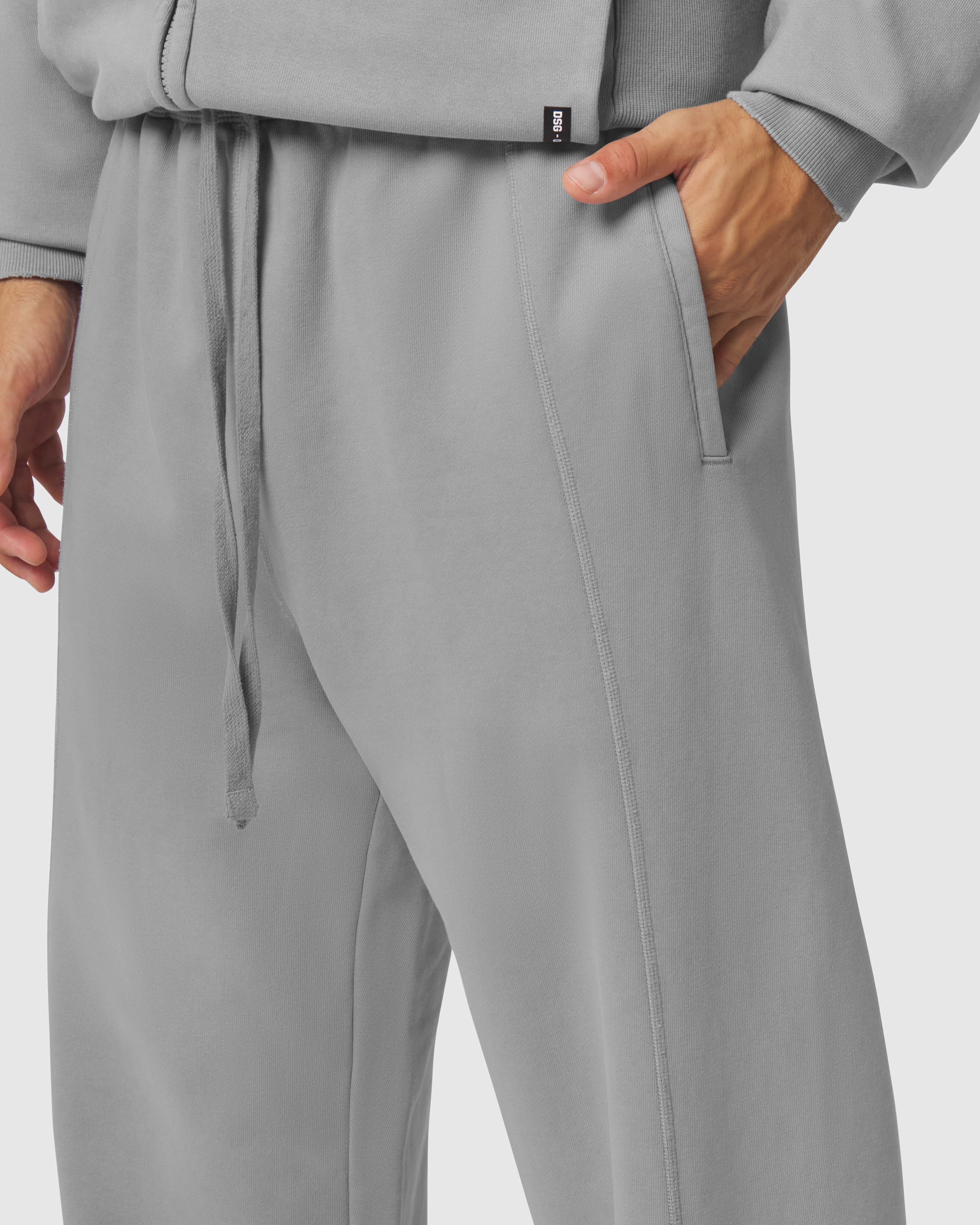 1221. Tech Essential™ Cinch Sweatpants - Slate Grey Sun Fade