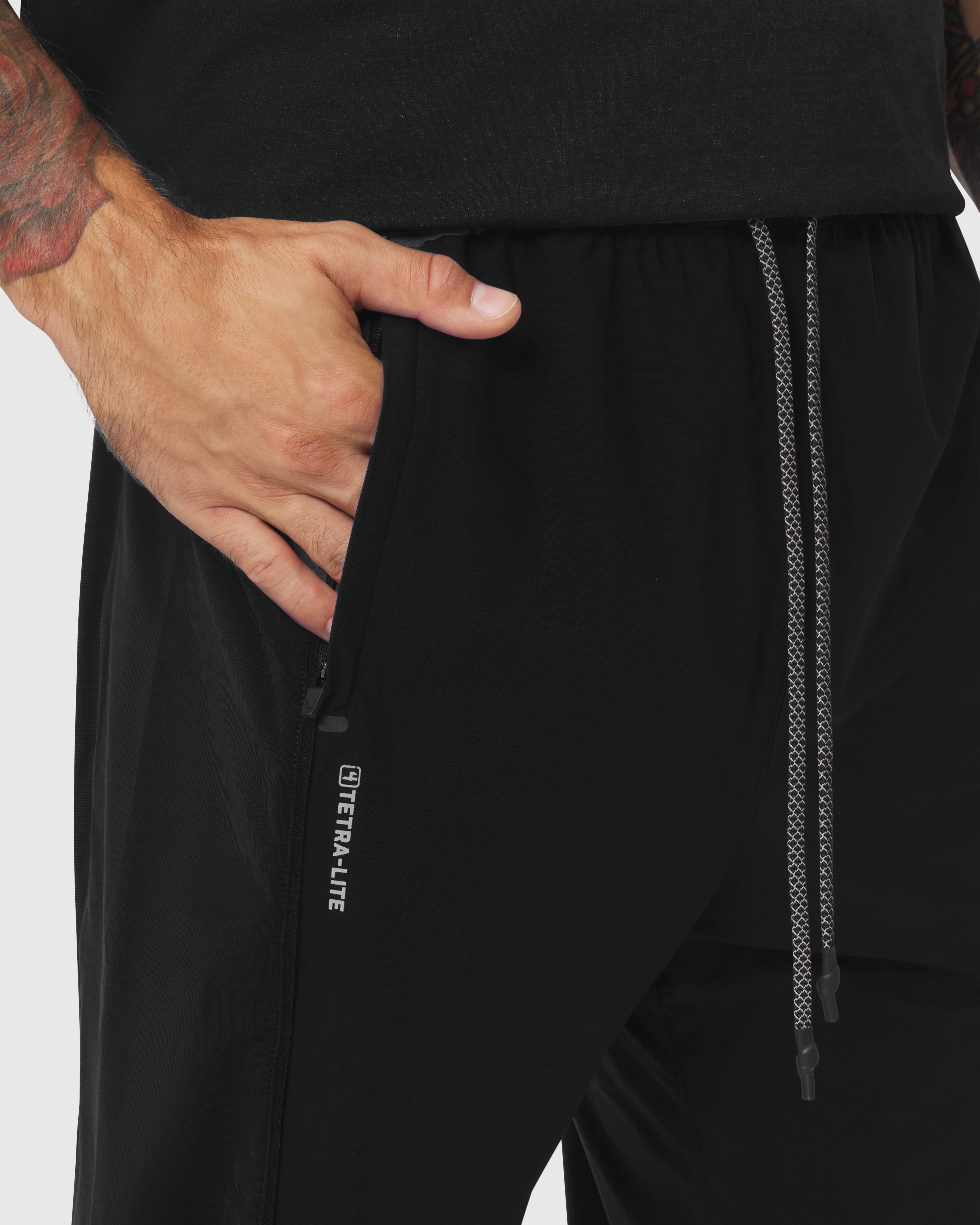 1222. Tetra-Lite® Track Pant - Black