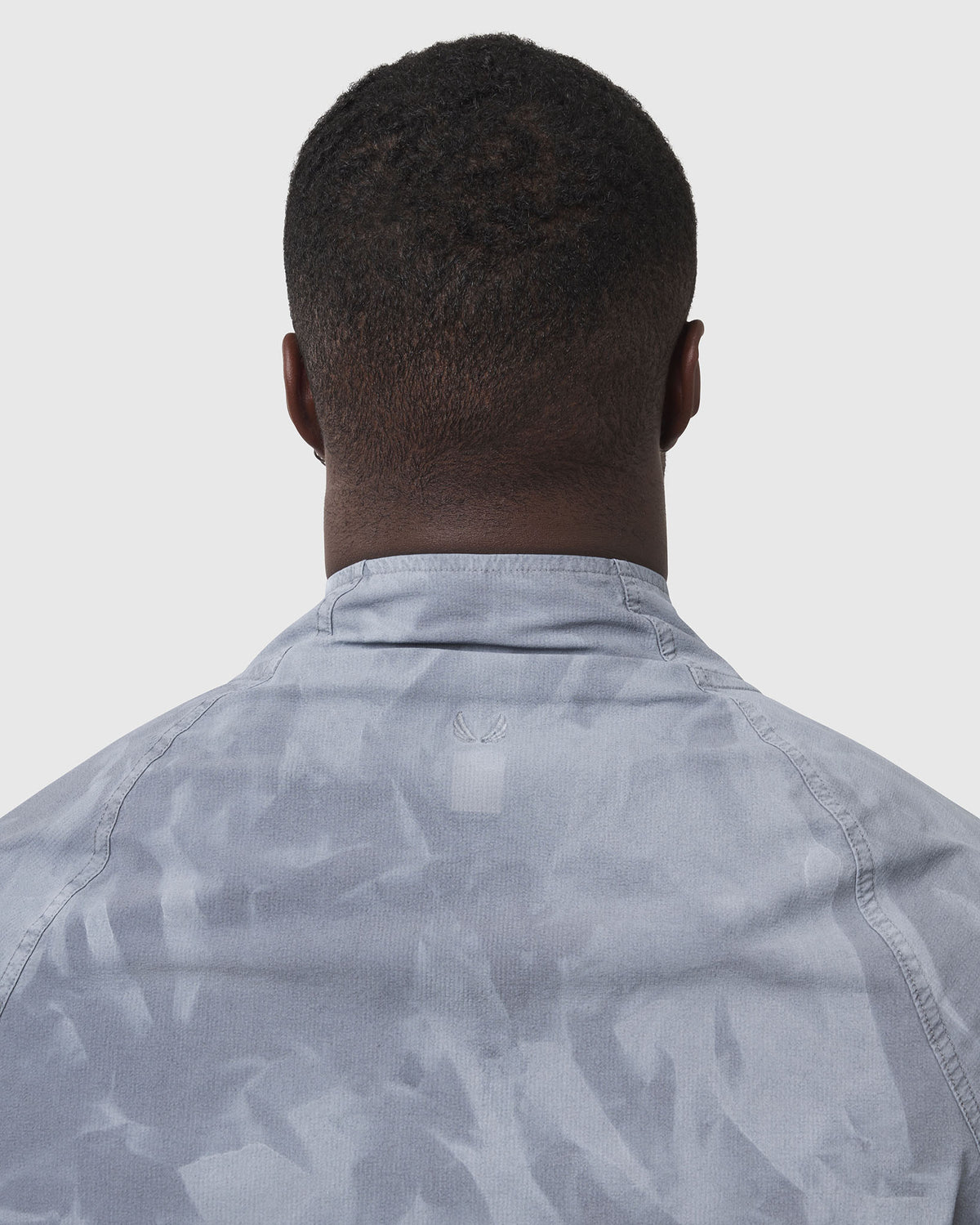 1243. Garment Dyed Ripstop Zip Jacket - Slate Grey
