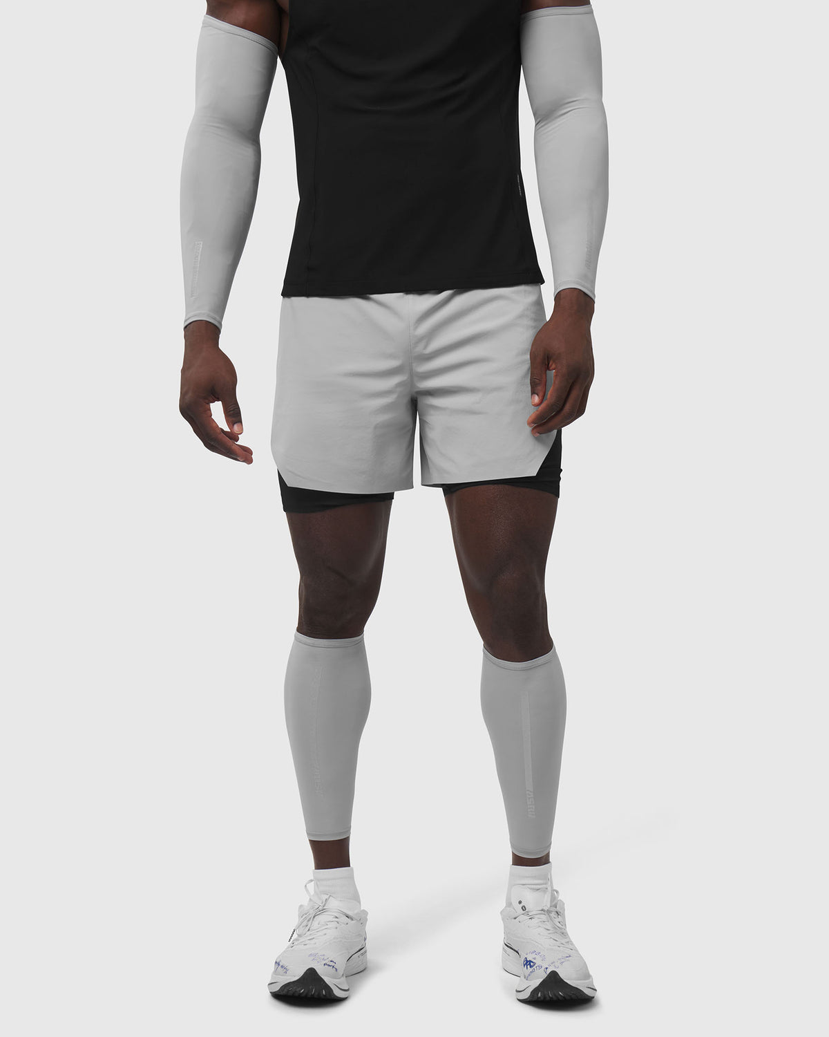 WarpFlexx® Calf Sleeve - Slate Grey "Blade"