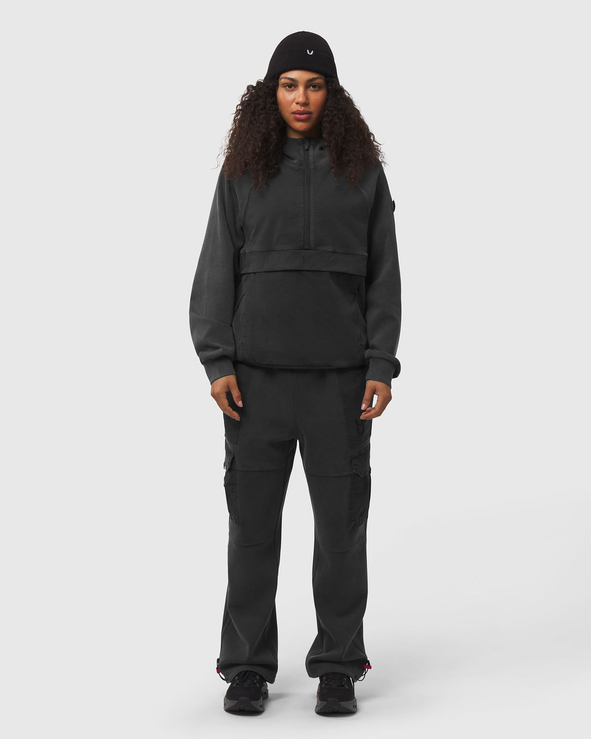1251. Garment Dyed Ripstop DRI-CORE™ Cargo Pant - Black