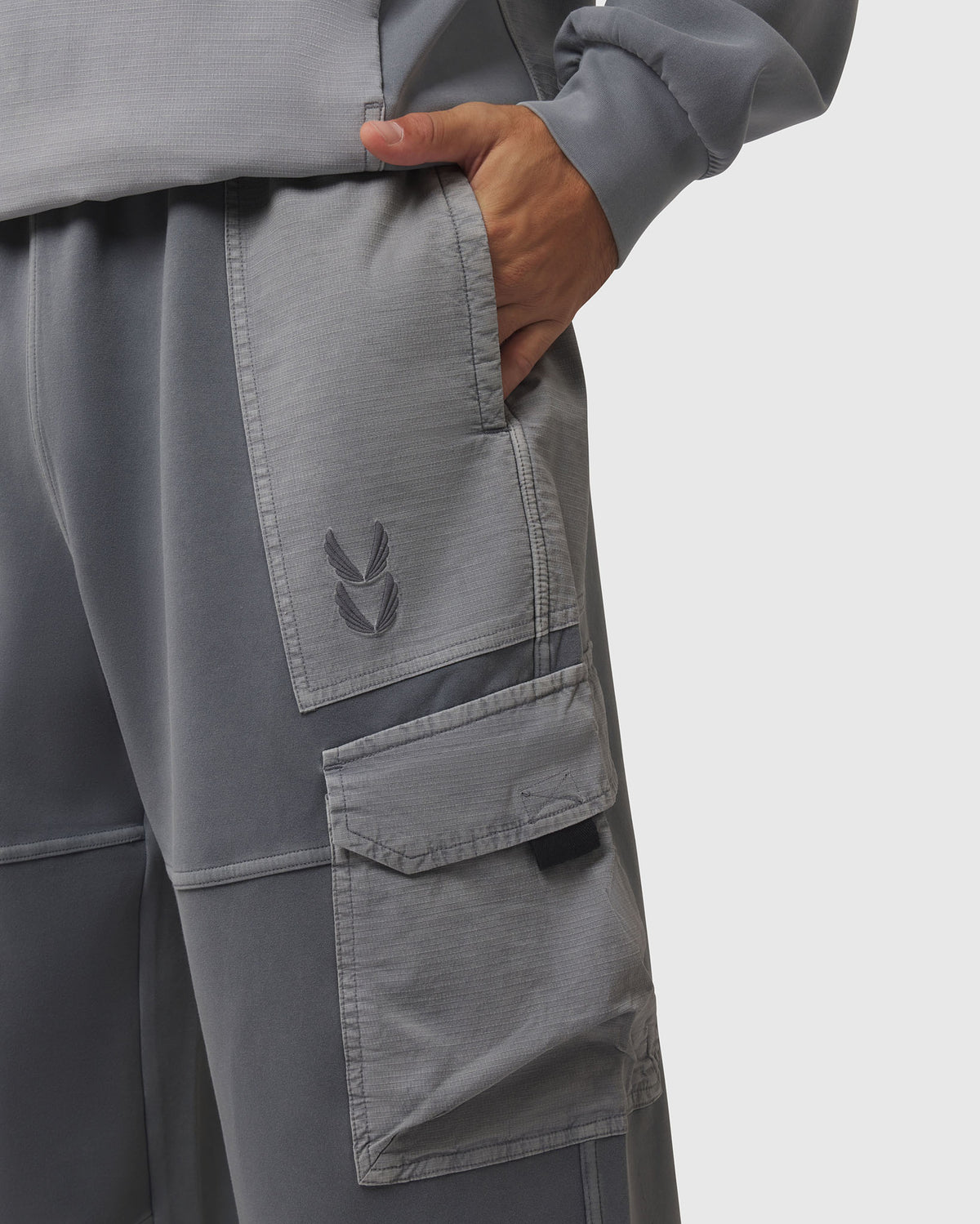 1251. Garment Dyed Ripstop DRI-CORE™ Cargo Pant - Slate Grey