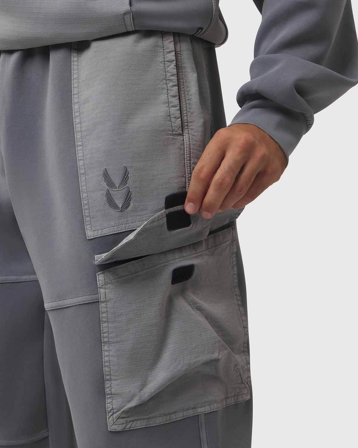 1251. Garment Dyed Ripstop DRI-CORE™ Cargo Pant - Slate Grey