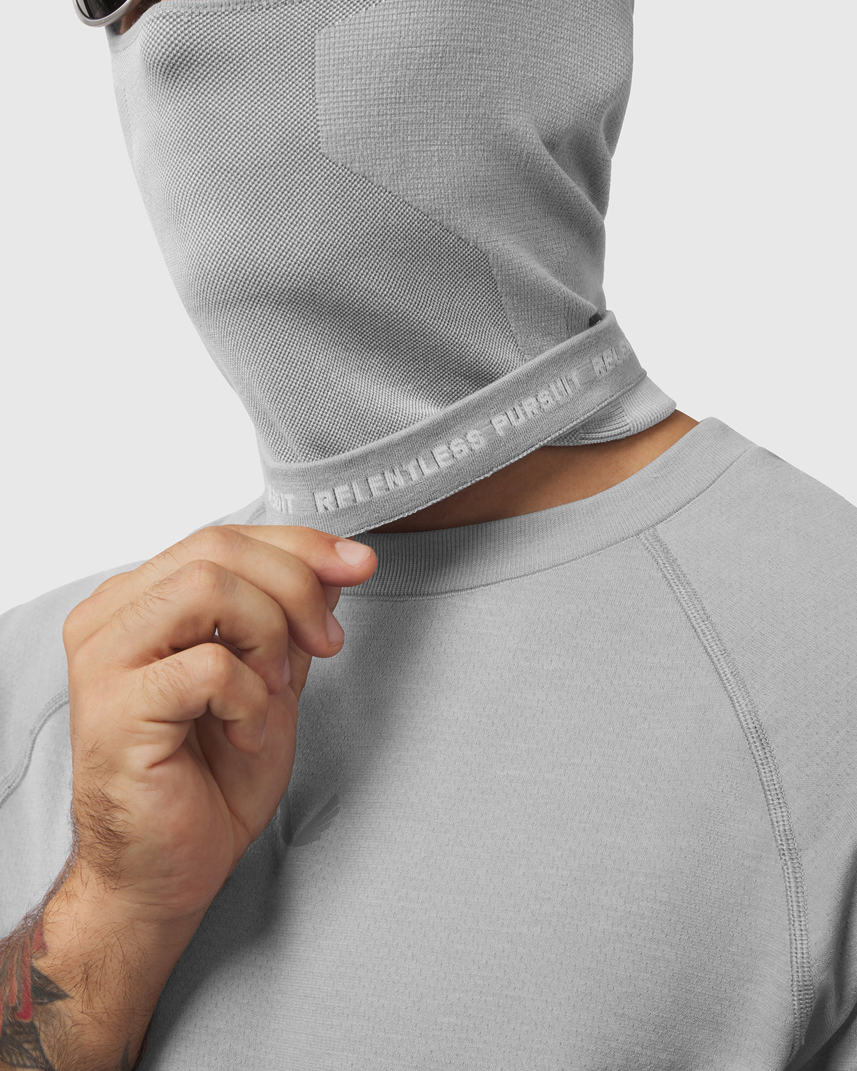 1257. Seamless Balaclava - Slate Grey