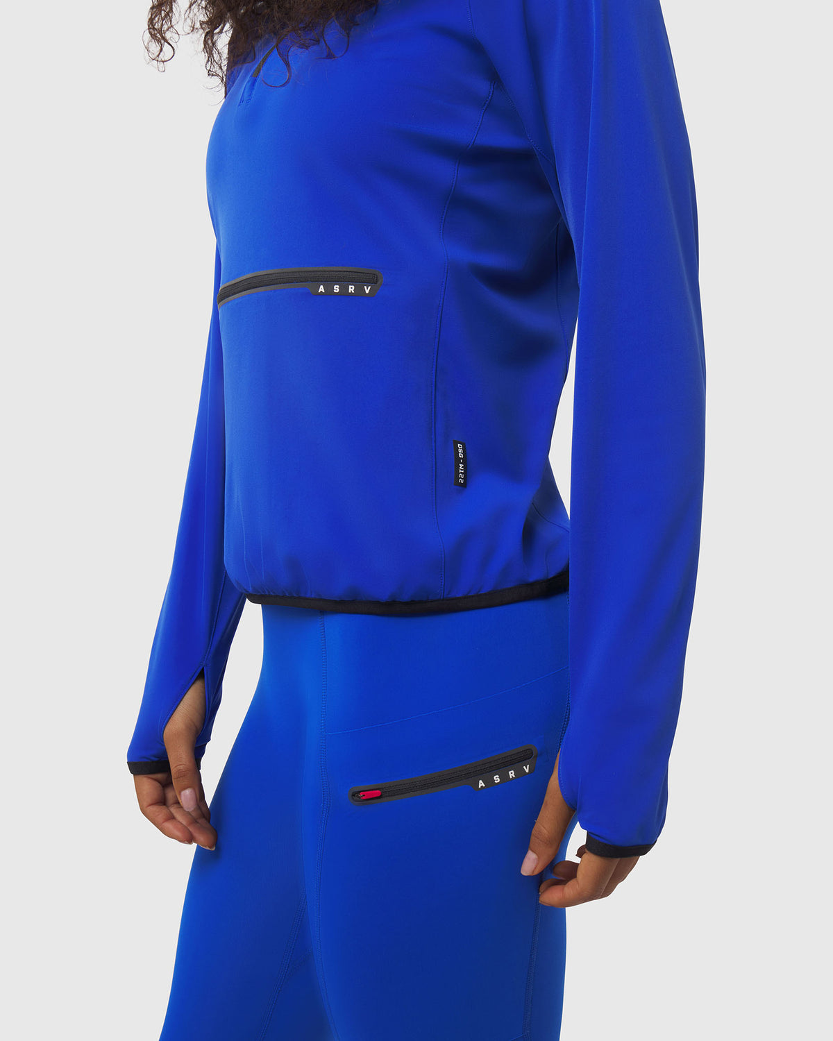W122. Thermal Training Hoodie - Electric Blue