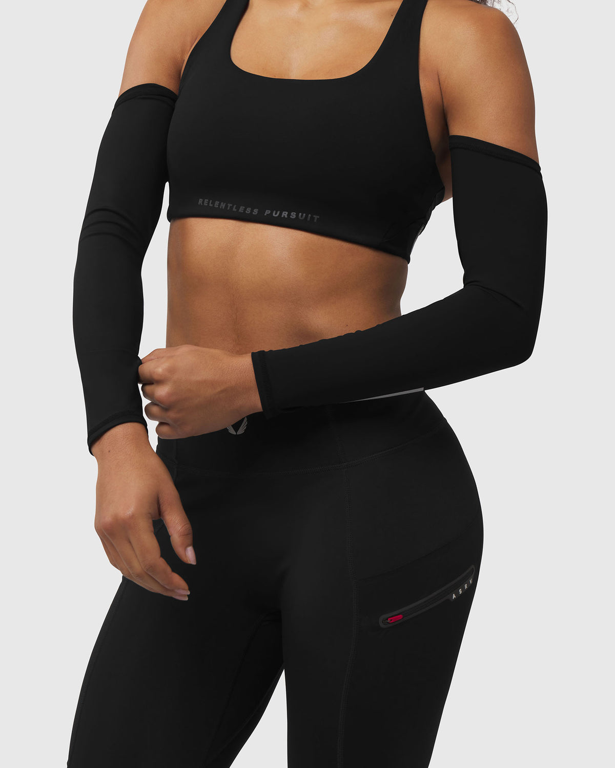 WarpFlexx® Arm Sleeve - Black "Blade"