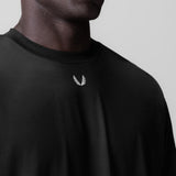 0841. 3D-Lite® 2.0 Lycra® 3/4-Sleeve Oversized Tee - Black "OTWR Block"