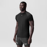 0839. 3D-Lite® 2.0 Lycra® Fitted Tee - Black "OTWR Block"