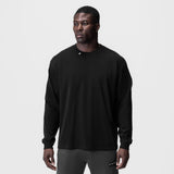 0851. Tech Essential™ Relaxed Long Sleeve - Black/Black "OTWR"