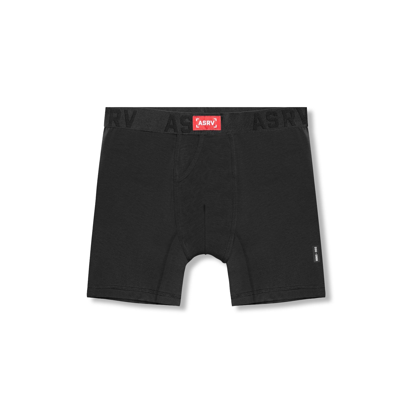flatlay Solucell™ Essential Boxer Brief in black, front view