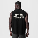 0807. LE Tech Essential™ Relaxed Cutoff - Black "THAT'S TRAINING"