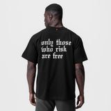 0797. Tech Essential™ Relaxed Tee - Black/White "OTWR"