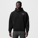 0874. Tech-Terry™ Zip Pocket Hoodie - Black "Brush Wings/ASRV"