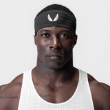 0939. WarpFlexx® Headband - Black "Wings"