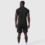 0660. AeroSilver® Established Tee - Black "Blade"