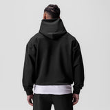 0648. Tech-Terry™ Hoodie - Black "Space Bracket"