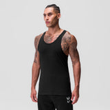 0847. CottonPlus™ Standard Slim Tank - Black