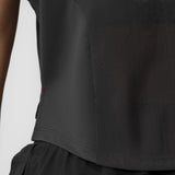 ASRV x Tonal Women's AeroSilver® Cropped Training Tee - Black