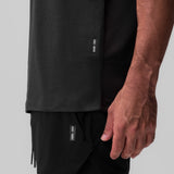 0846. CottonPlus™ Standard Mesh Back Tee - Black