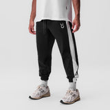 0796. Ripstop Oversized Track Pant - Black