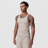 0986. Creora® Tech Ribbed Tank - Chai