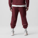 0655. Tech-Terry™ Oversized Sweats - Crimson "Emblem"
