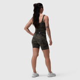 W029. Lycra® 3-in-1 Biker Short - Dark Camo