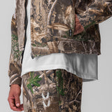 0843. Tech Essential™ Distressed Full Zip Hoodie - Realtree® Camo