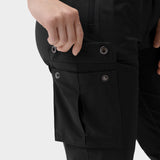 W032. Tetra-Lite® Cargo High Rib Jogger - Black