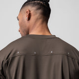 0822. AeroSilver® Oversized Tee - Deep Taupe