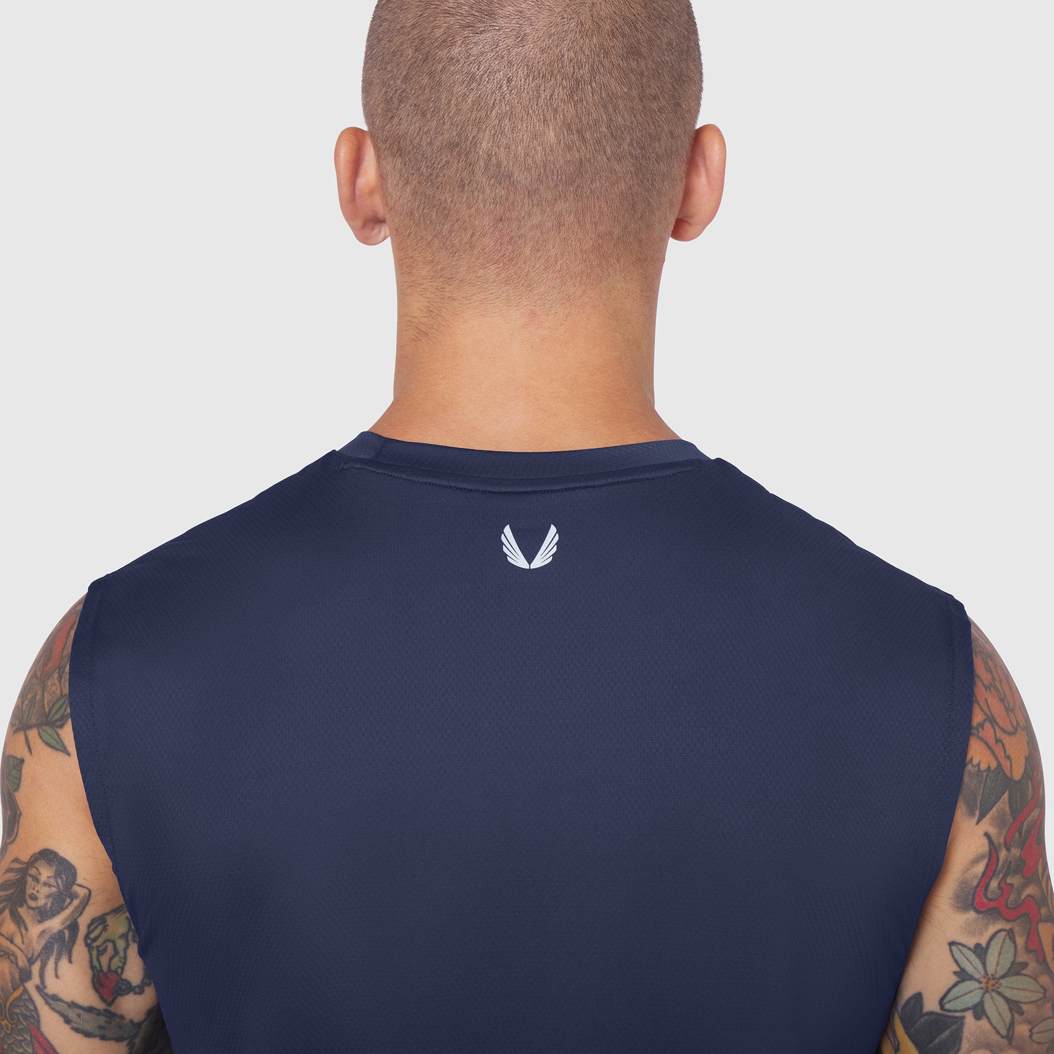 0757. AeroSilver® Cutoff Tank - Navy