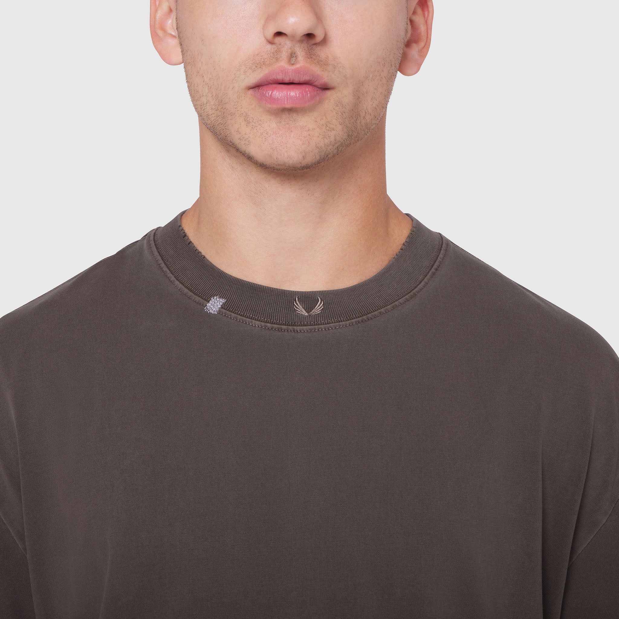0797. Tech Essential™ Relaxed Tee - Faded Dark Earth