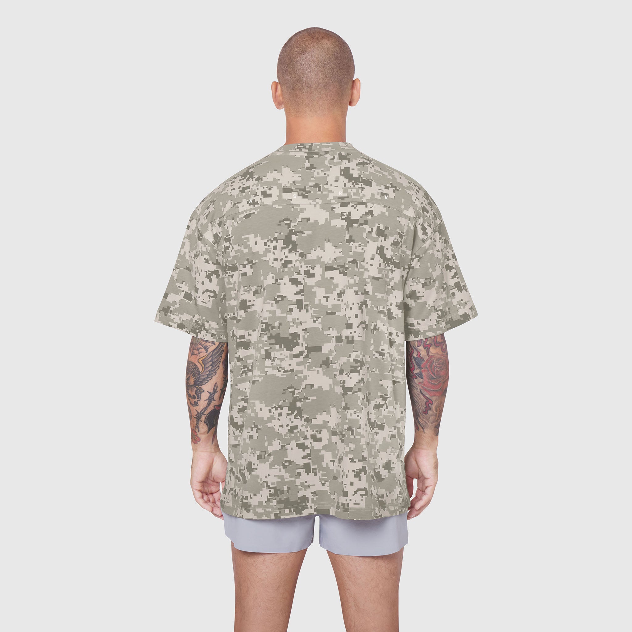 0824. Supima® Oversized Tee - Digital Camo