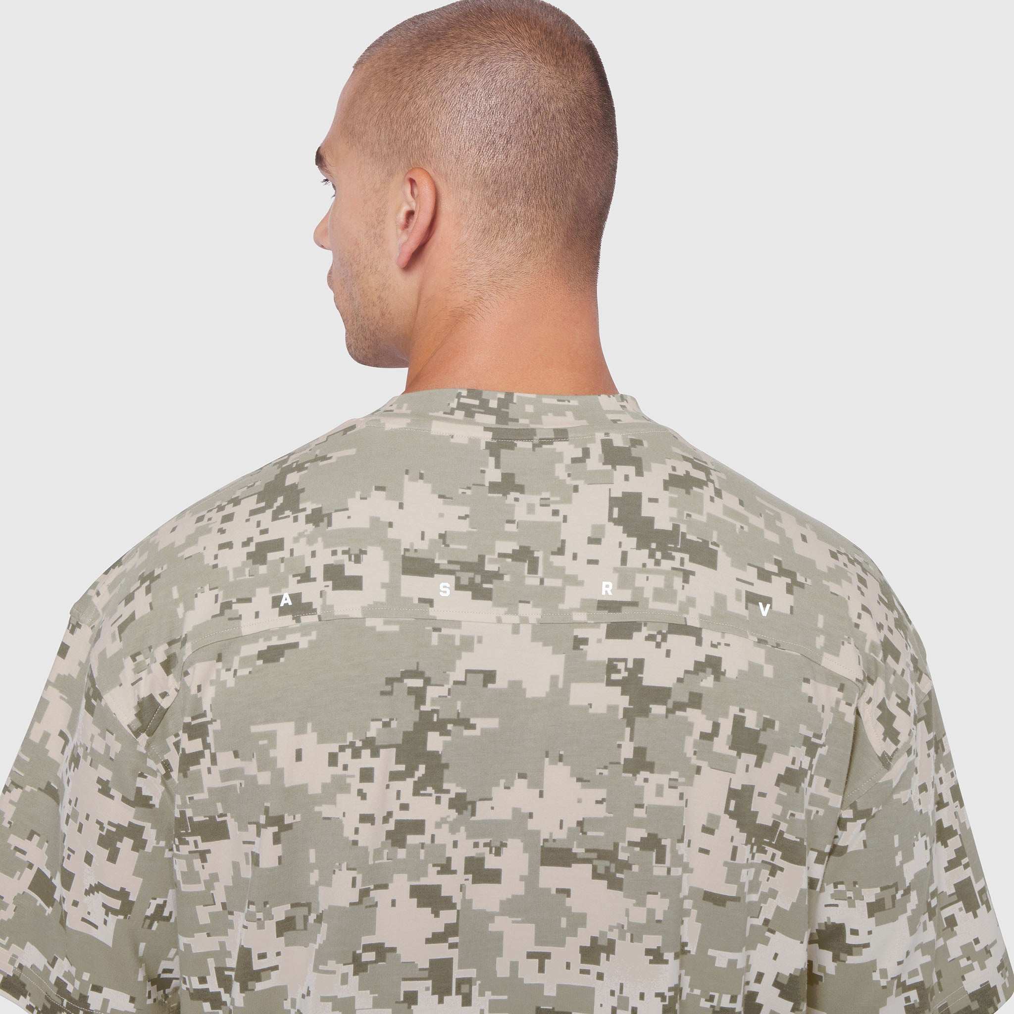0824. Supima® Oversized Tee - Digital Camo