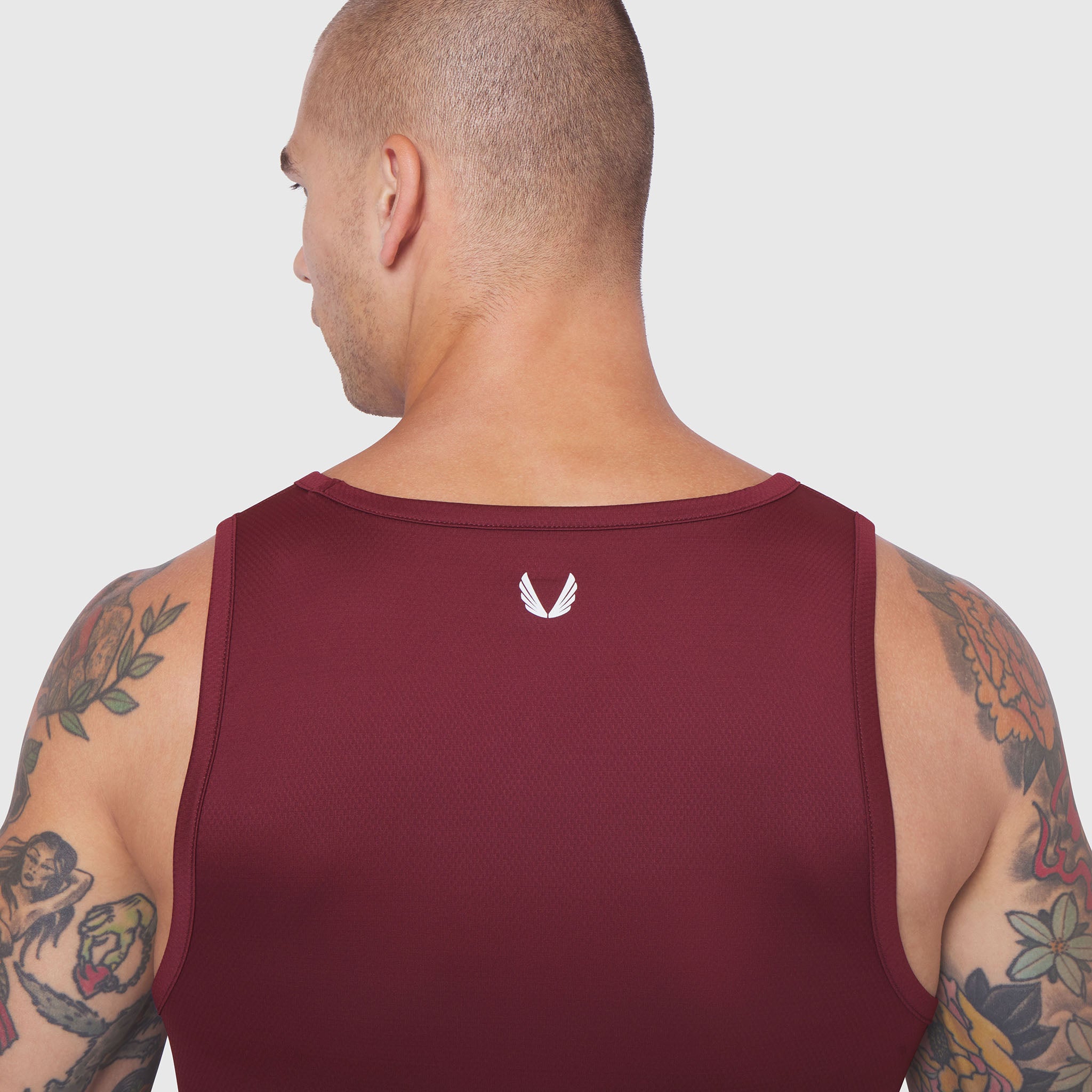 0830. AeroSilver® Tank Top - Crimson