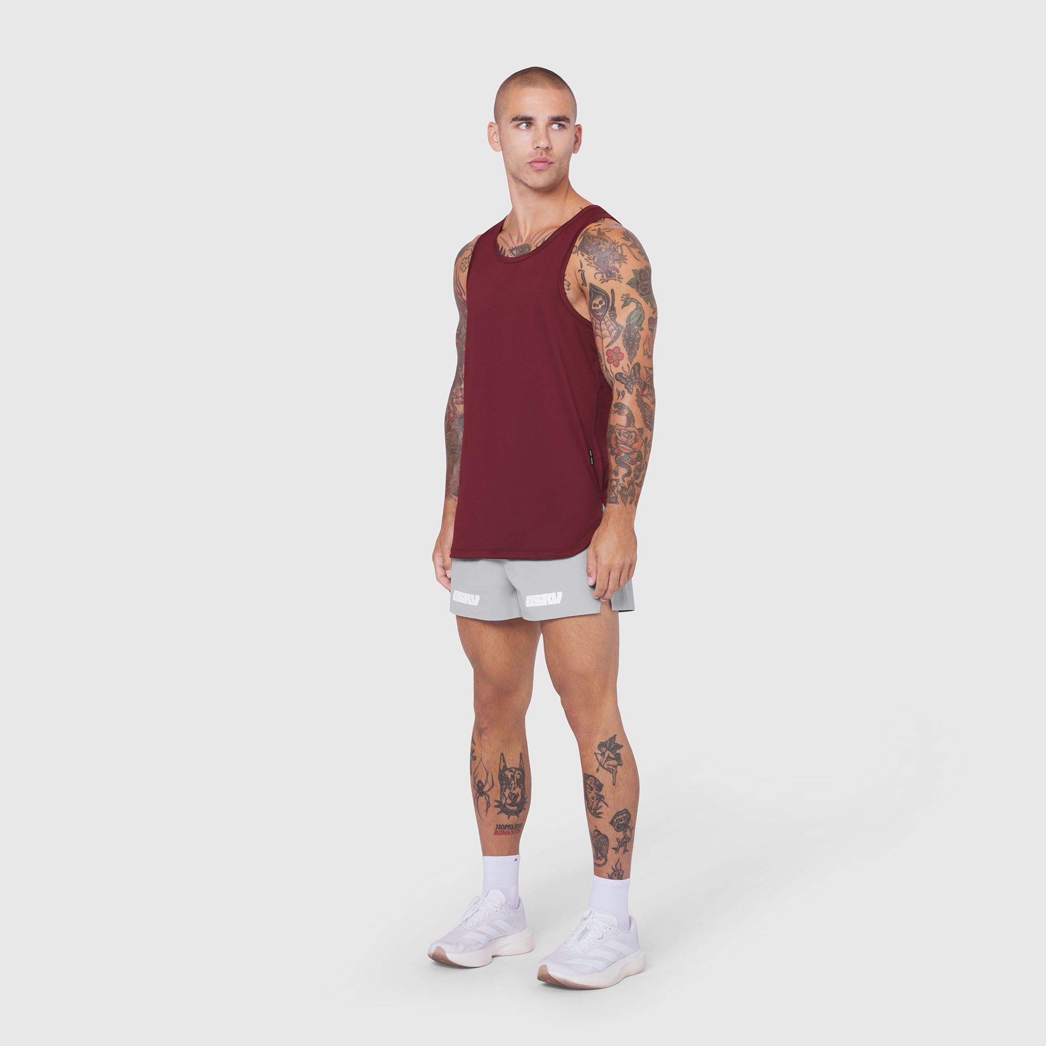 0830. AeroSilver® Tank Top - Crimson
